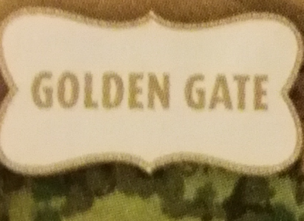 Golden Gate Schild