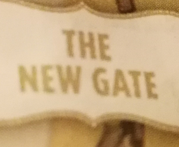 New Gate Schild